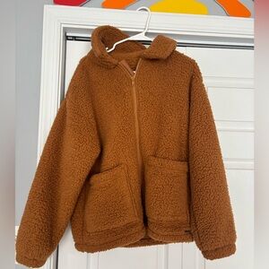 Billabong Kids Brown Fleece Jacket